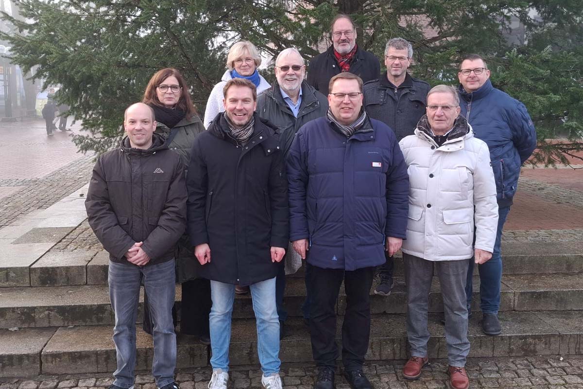 Marco im Gespräch mit den Bürgerinnen und Bürgern aus 29633 Munster