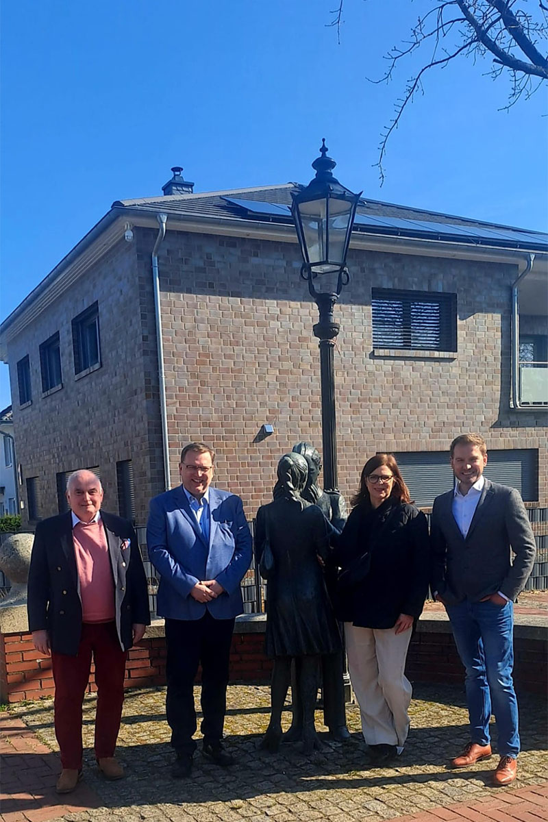 Bürgermeisterkandidat 2026 für 29633 Munster: Marco Tews im Gruppenfoto