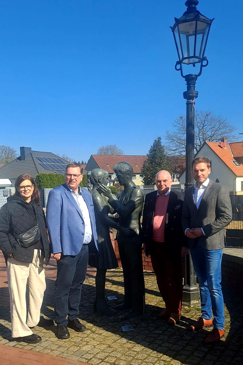 Bürgermeisterkandidat 2026 für 29633 Munster: Marco Tews im Gruppenfoto