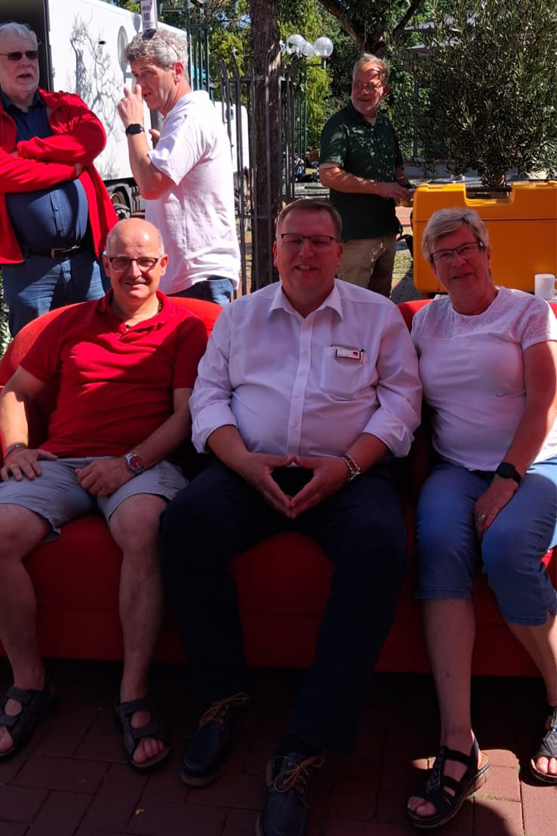 Marco mit Familie Dankert