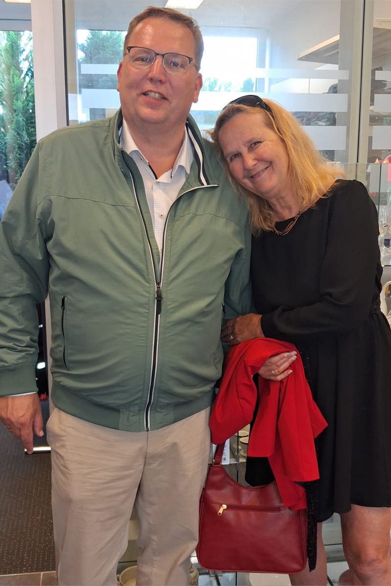 Marco im engen Gespräch